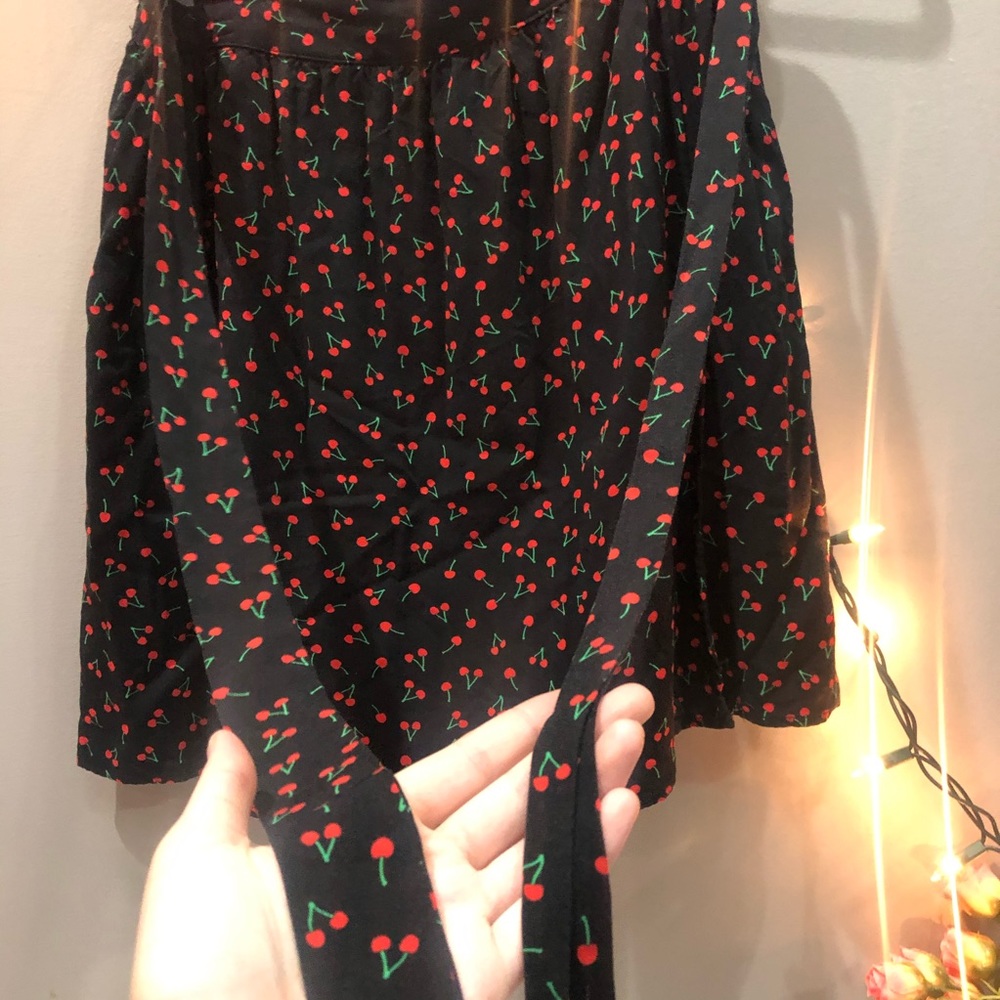 SOLD β Black Cherry Mini Skirt - Picture 4 of 8